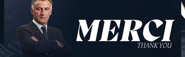 官方：加尔捷不再担任巴黎主帅 恩里克上任在即