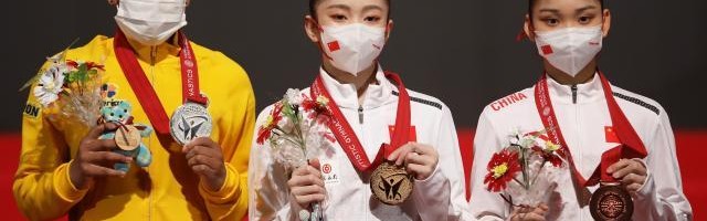 韦筱圆高低杠折桂女队重拾强项 新秀成长前路漫漫