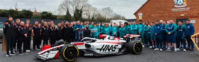 梦幻联动，哈斯车队到访英冠榜首考文垂俱乐部总部